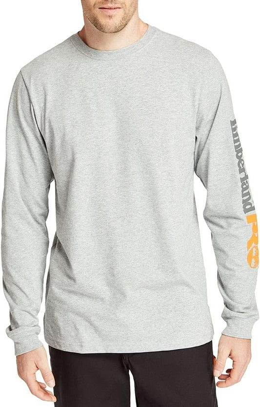 Men'S Base Plate Blended Long-Sleeve T-Shirt with Logo